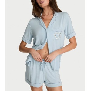 Піжама SoSoft Modal Short Pajama Set Celestial Blue