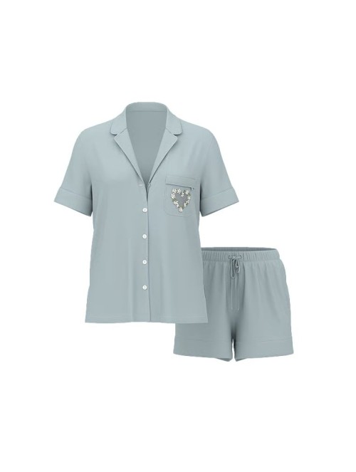 Піжама SoSoft Modal Short Pajama Set Celestial Blue