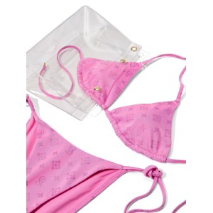Купальник The BagKINI String Bikini Set Pink Sugar Shimmer
