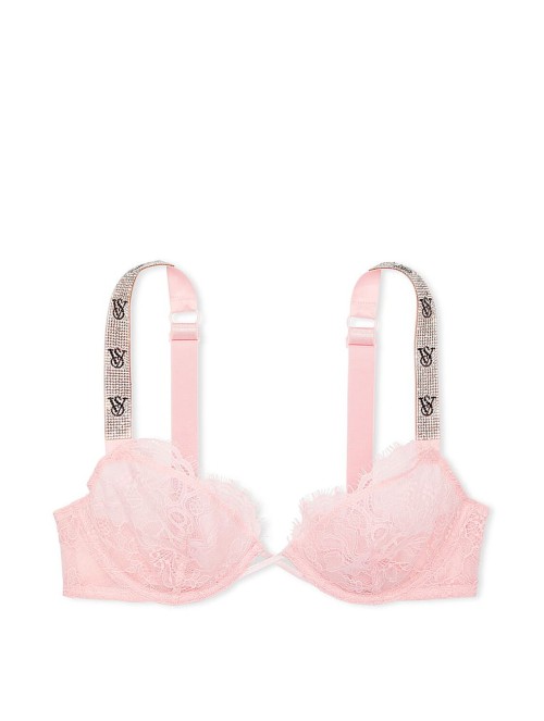 Бюстгальтер Shine Strap Unlined Low-Cut Lace Demi Bra Pretty Blossom