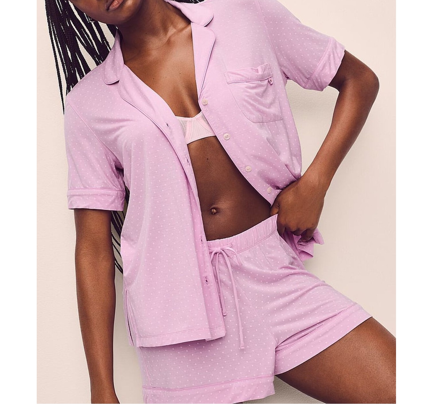 Піжама SoSoft Modal Short Pajama Set Pink Dots