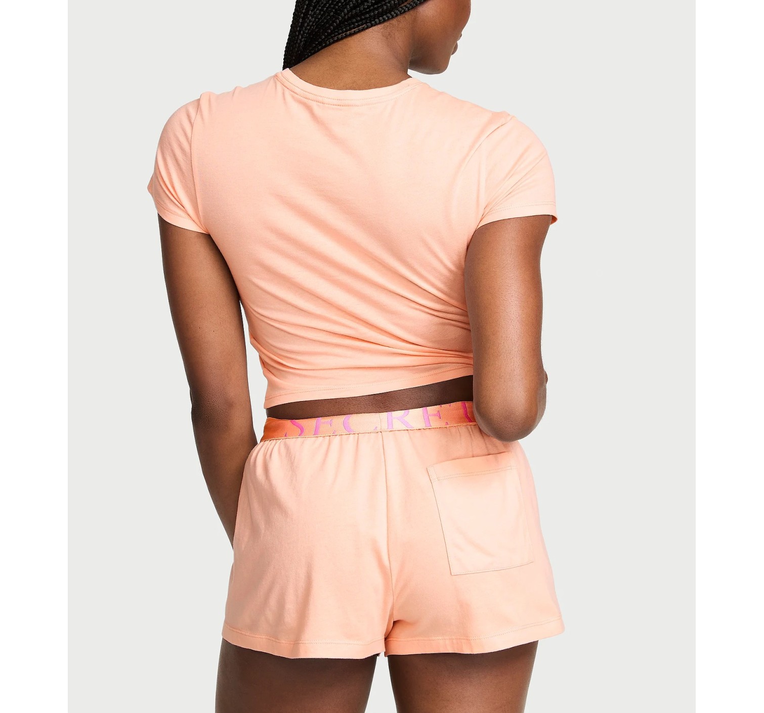 Піжама 100% Cotton Short Pajama Set Pink Gin