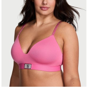Комплект Shine Patch Lightly Lined Wireless Bra Thong Rose Garden Pink