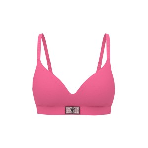 Комплект Shine Patch Lightly Lined Wireless Bra Thong Rose Garden Pink