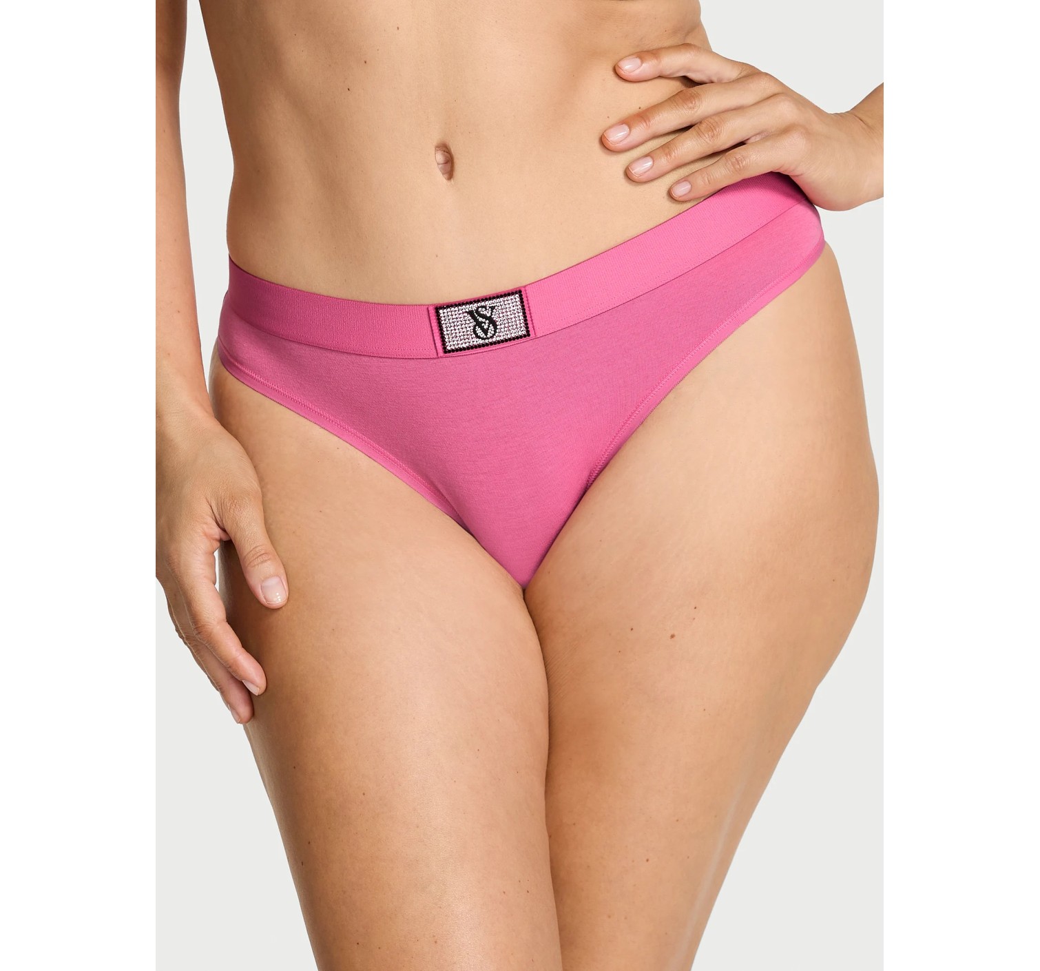 Комплект Shine Patch Lightly Lined Wireless Bra Thong Rose Garden Pink