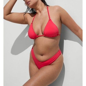 Купальник Triangle Top Brazilian Bikini Bottom Thong Pink Island