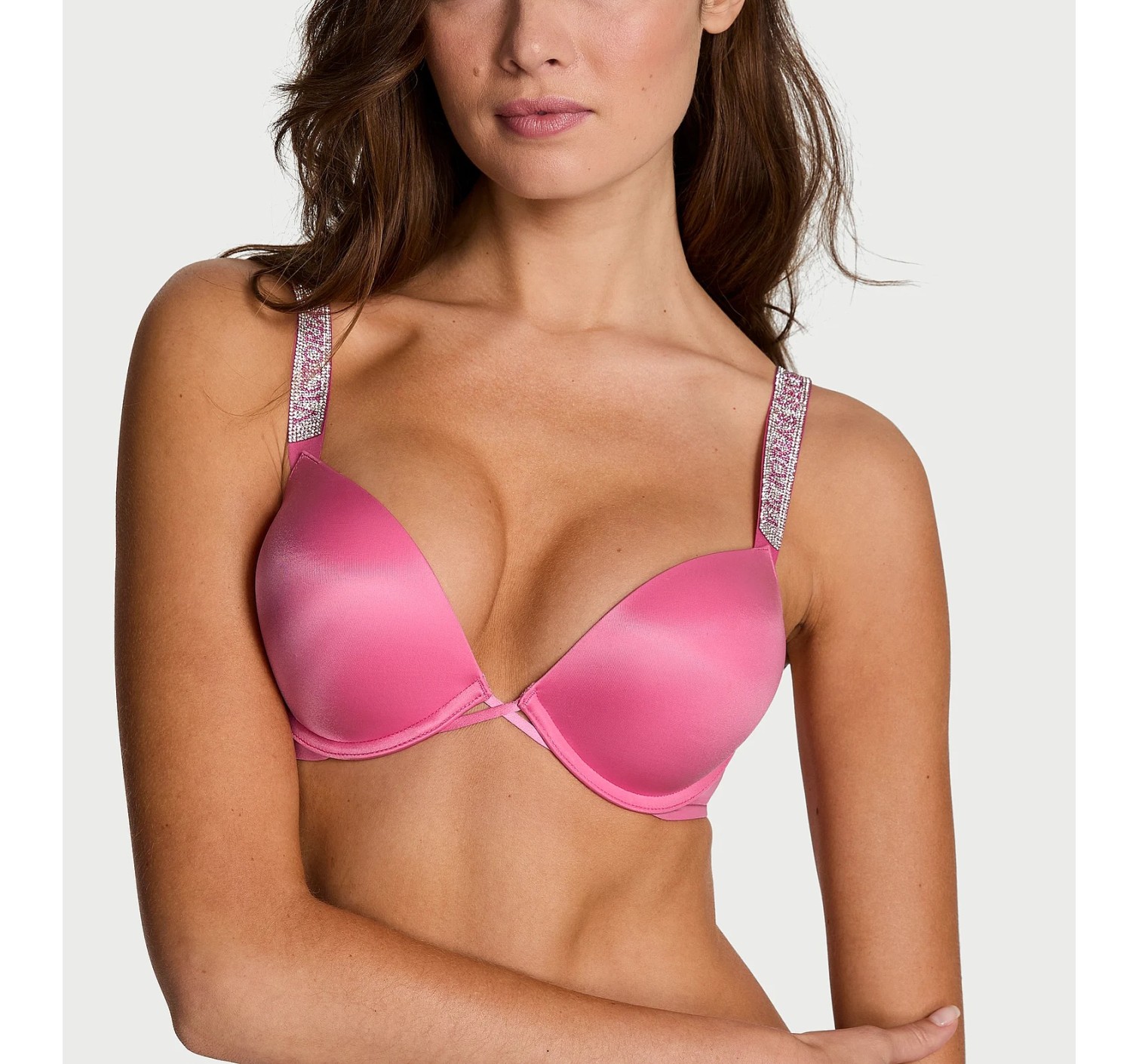Бюстгальтер Bombshell Logo Shine Strap Add-2-Cups Push-Up Bra Rose Garden