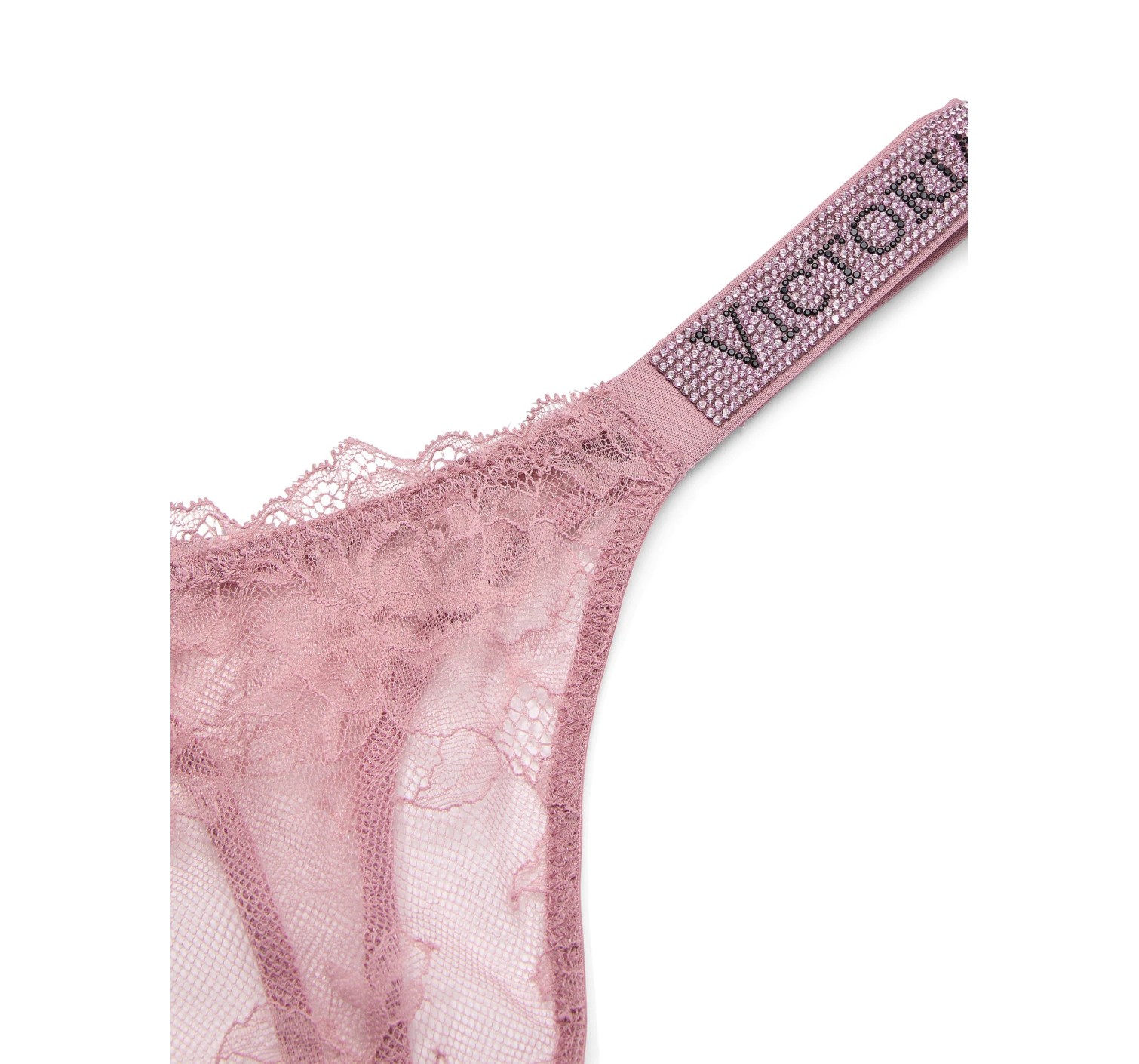 Трусики Shine Strap Lace Thong Panty Dusk Rose