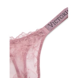 Трусики Shine Strap Lace Thong Panty Dusk Rose