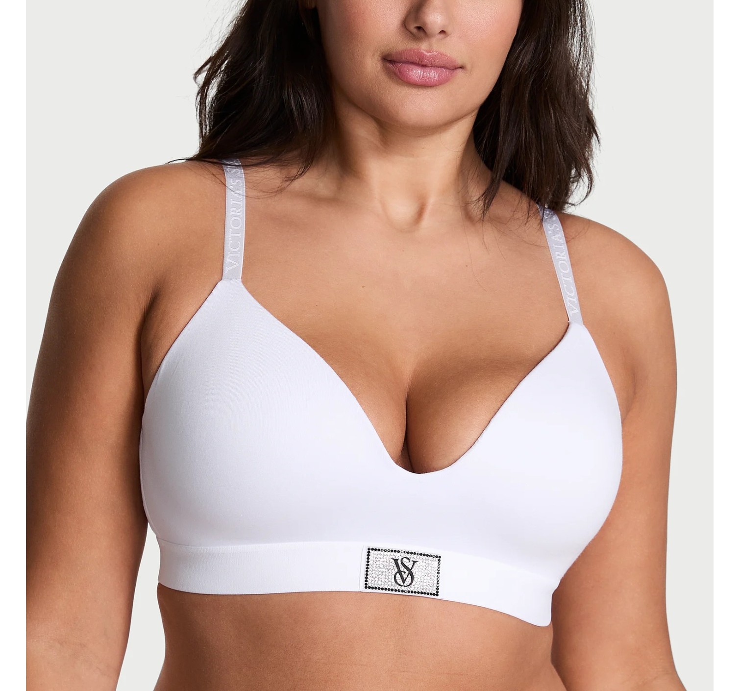  Комплект Shine Patch Lightly Lined Wireless Bra Thong White