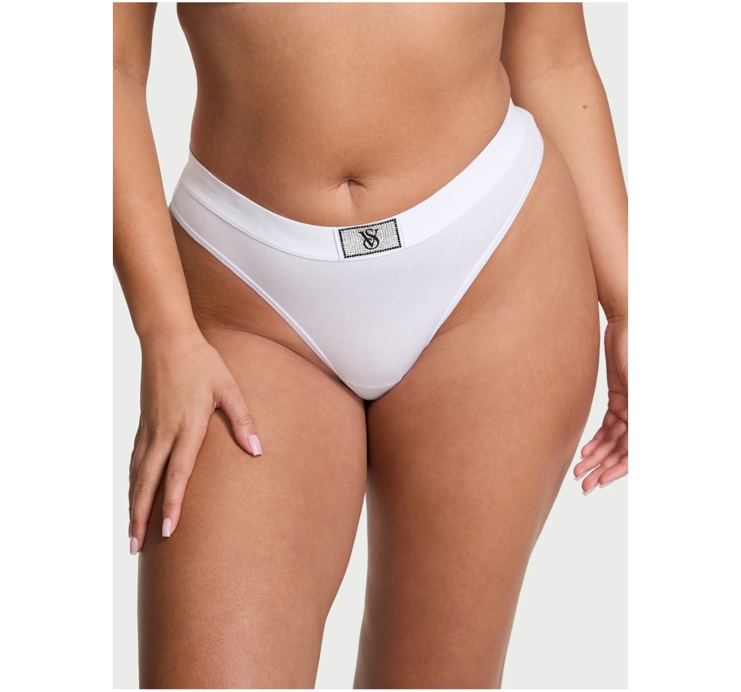  Комплект Shine Patch Lightly Lined Wireless Bra Thong White