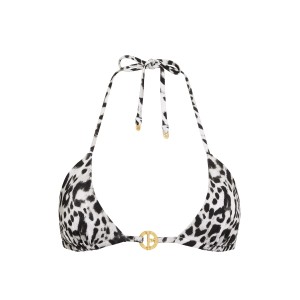 Купальник Archives Toggle Push-Up Triangle Top Bikini Bottom Snow Leopard