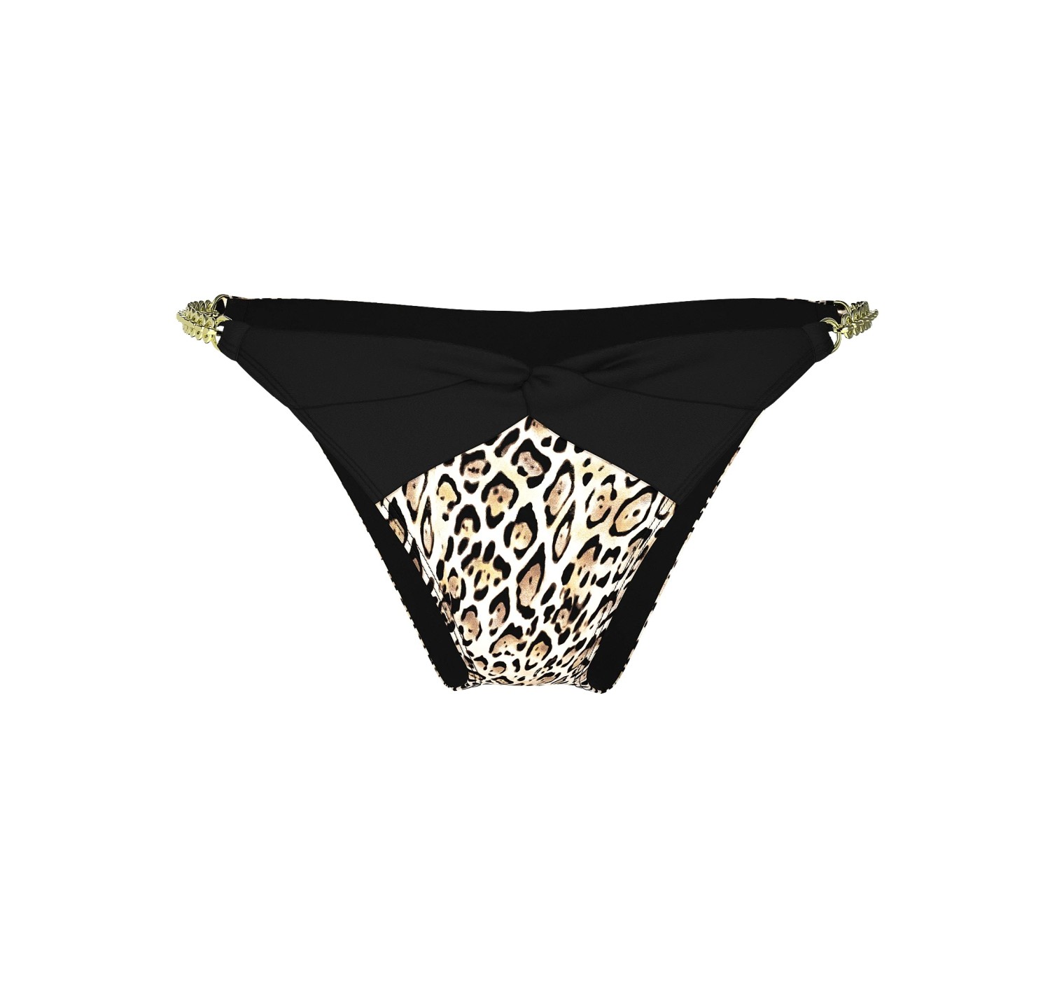 Купальник Archives Chains Halter Bandeau Top Brazilian Bikini Bottom Leopard