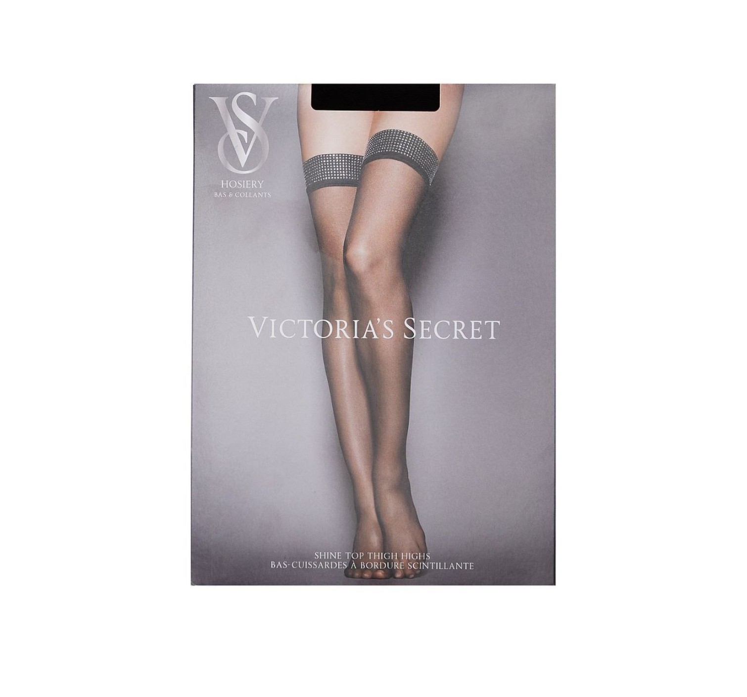 Чулки Crystal Thigh Highs Black