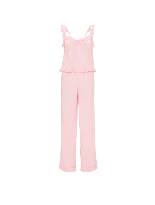 Піжама Cotton Dream Tank Long Pajama Set Angel Pink
