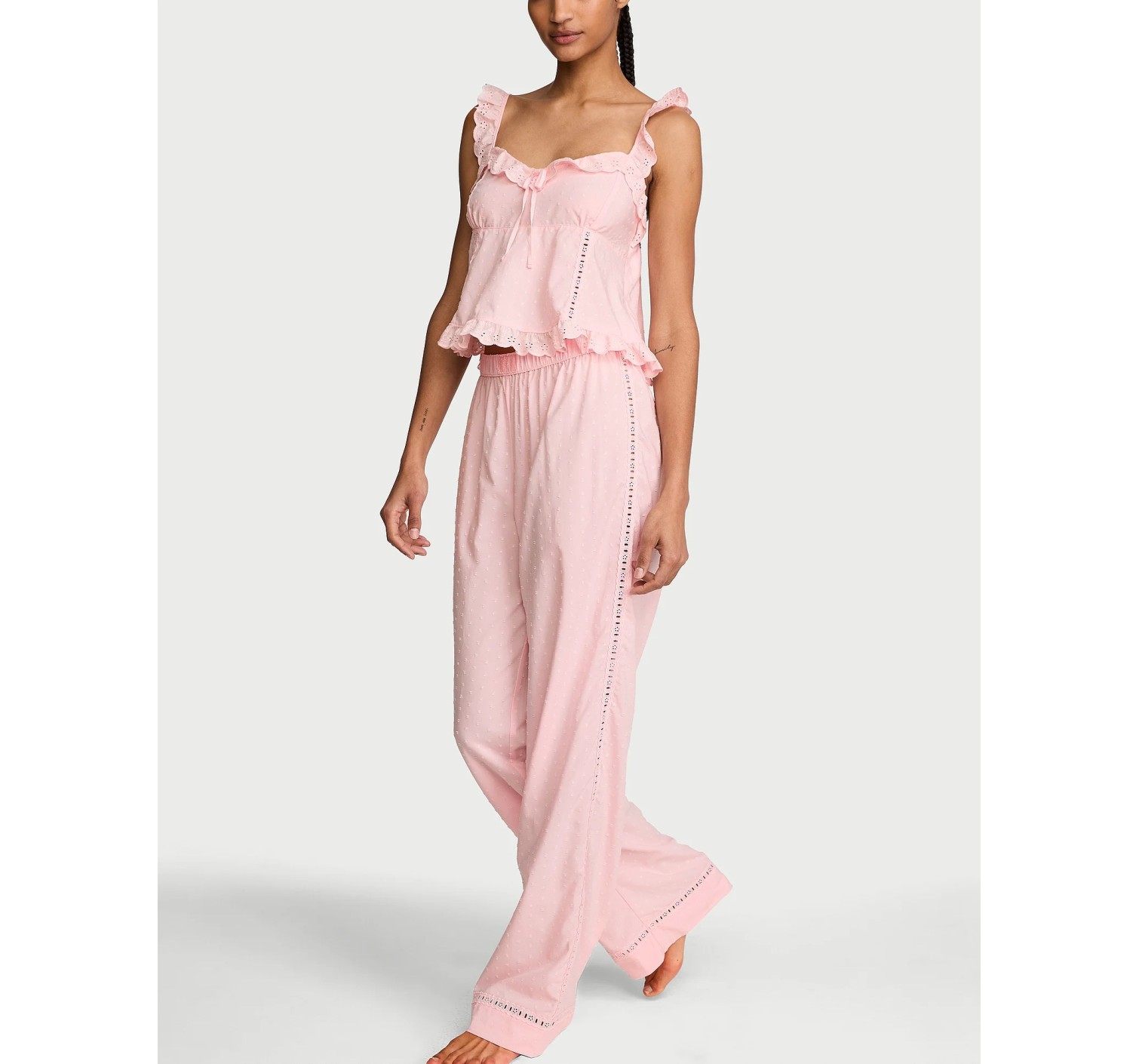 Пижама Cotton Dream Tank Long Pajama Set Angel Pink