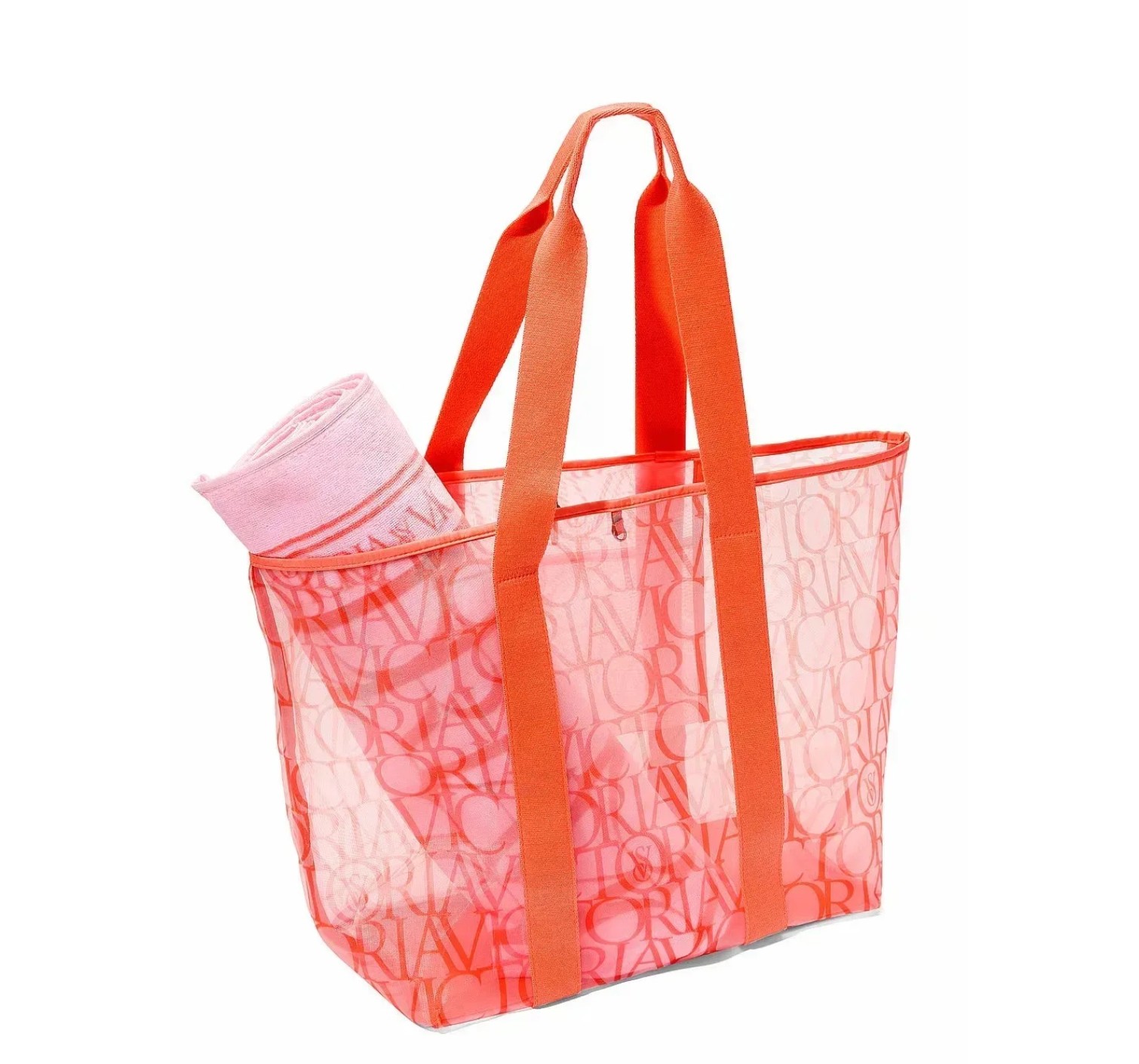 Набор сумка+полотенце Beach Towel Tote Set Coral Victoria Logos