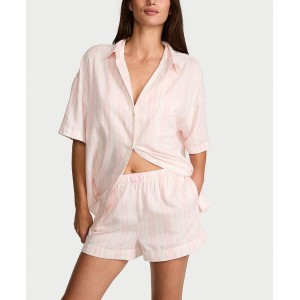 Пижама Modal-Cotton Short Pajama Set Pretty Blossom Stripes