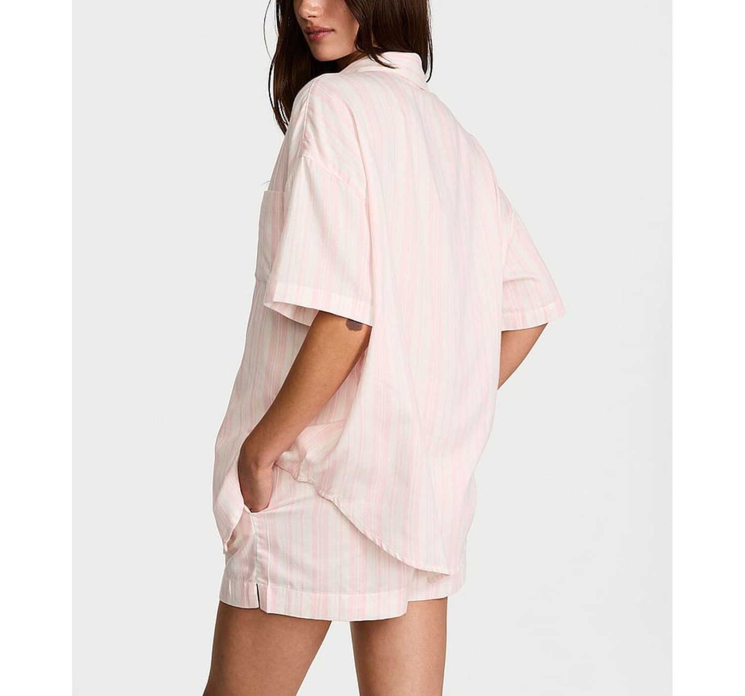 Пижама Modal-Cotton Short Pajama Set Pretty Blossom Stripes