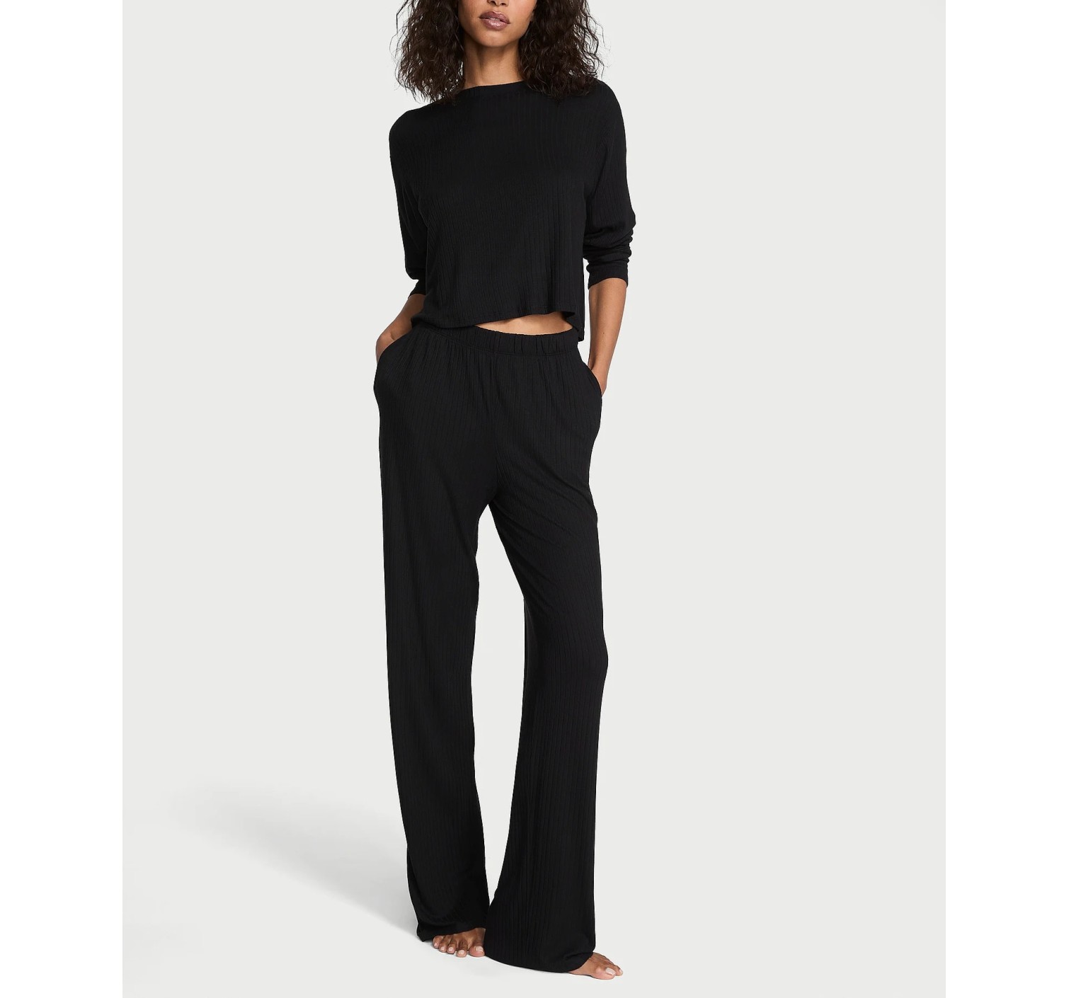 Пижама SoSoft Modal Wide-Rib Long Lounge Set