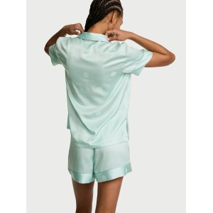 Пижама Signature Satin Short Pajama Set Dot