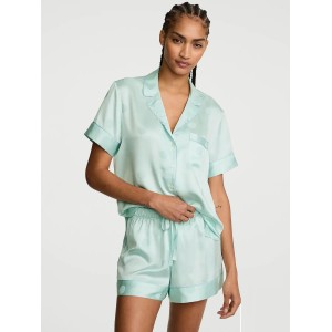 Пижама Signature Satin Short Pajama Set Dot
