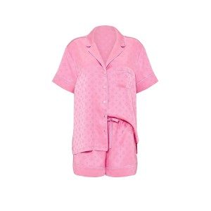 Пижама Signature Satin Short Pajama Set Pink Sugar