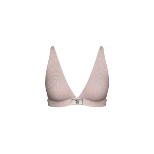 Бюстгальтер-бралет Shine Cotton Wireless Plunge Bralette Angel Pink