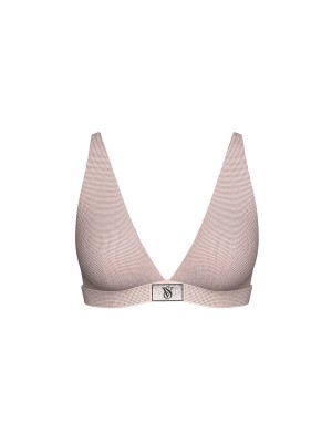 Бюстгальтер-бралет Shine Cotton Wireless Plunge Bralette Angel Pink