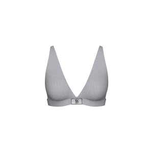 Бюстгальтер-бралет Shine Cotton Wireless Plunge Bralette Darling Grey