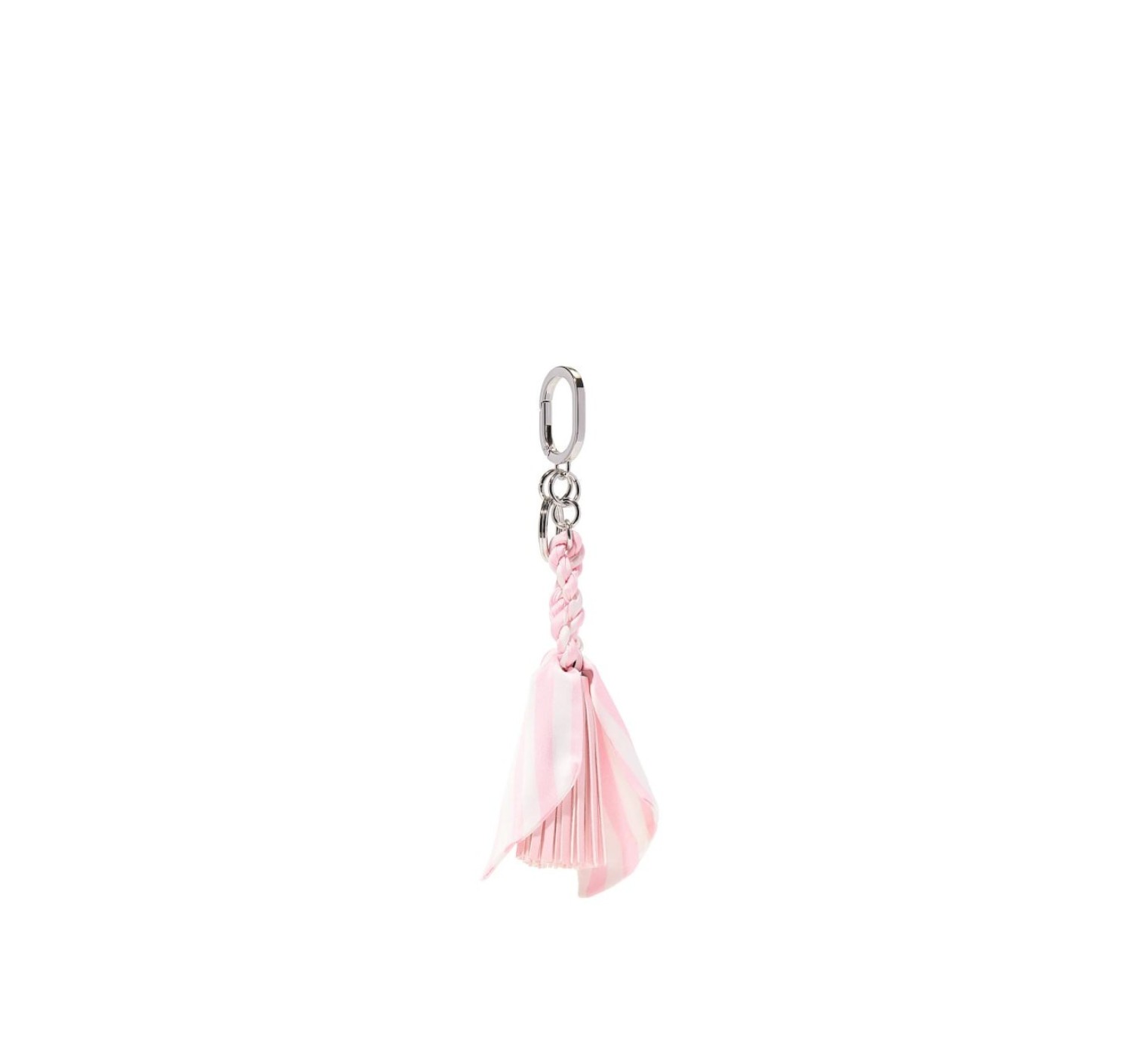 Брелок Tassel Bag Charm Keyring Pink Iconic Stripe