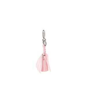 Брелок Tassel Bag Charm Keyring Pink Iconic Stripe