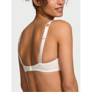 Бюстгальтер-топ Shine Strap Lace Bralette Coconut White Set