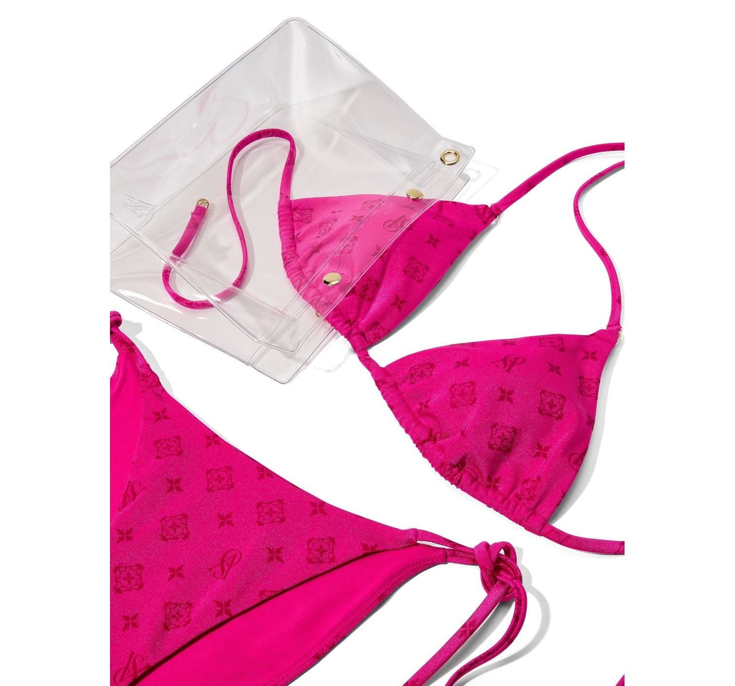 Купальник The BagKINI String Bikini Set Pop Pink