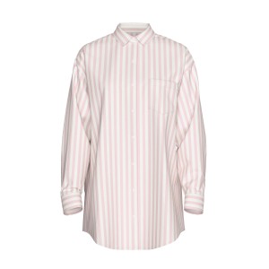 Удлиненная рубашка Heritage Stripe Linen Boyfriend Shirt Dress