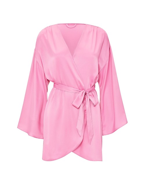 Халат Satin Short Robe Pink Sugar