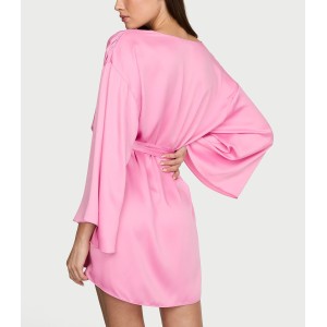 Халат Satin Short Robe Pink Sugar