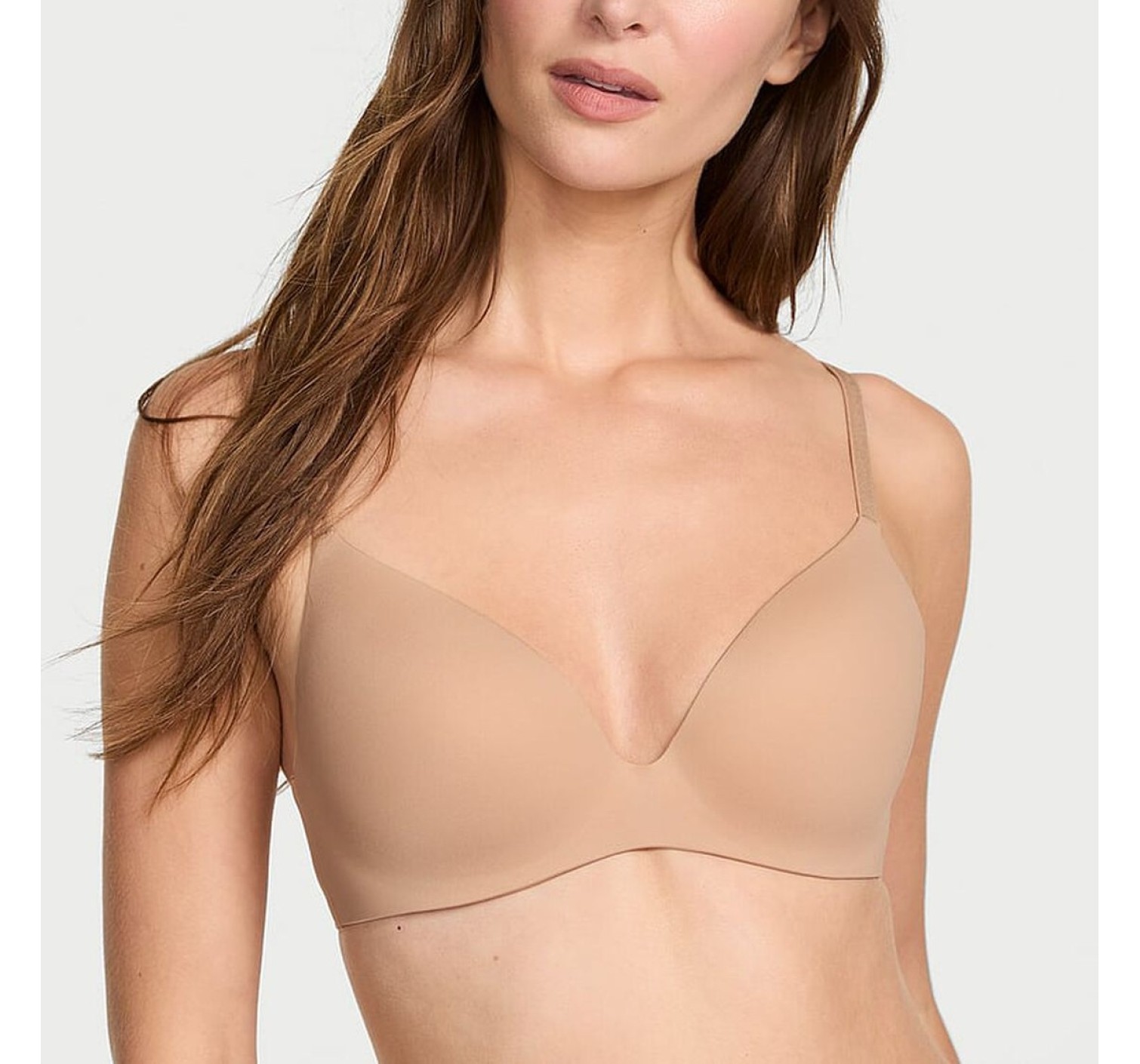 Бюстгальтер FlexFactor Lightly Lined Plunge Demi Bra Praline