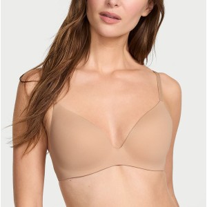 Бюстгальтер FlexFactor Lightly Lined Plunge Demi Bra Praline