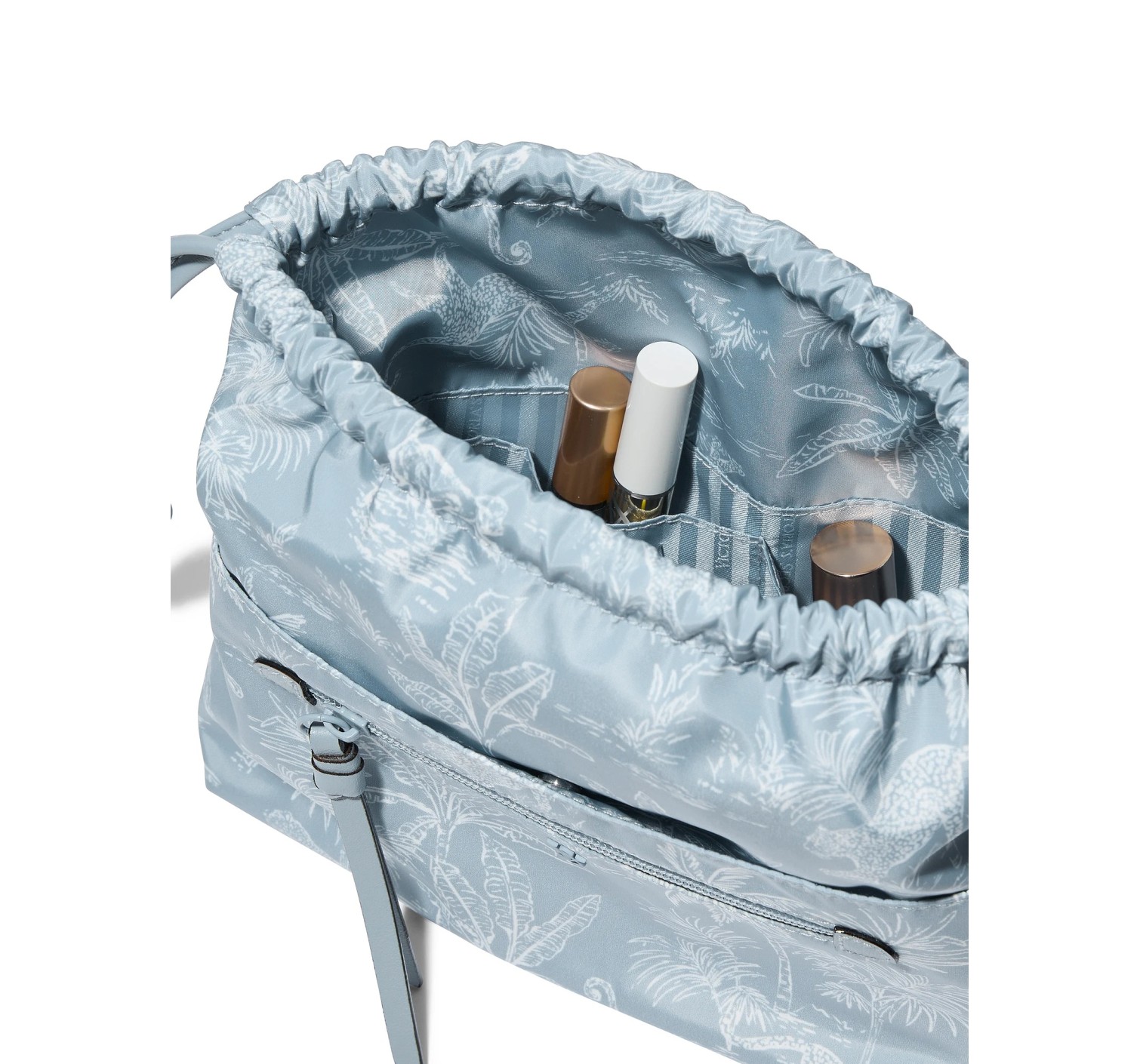 Косметичка Cinched Travel Beauty Organizer Bag Blue Nylon