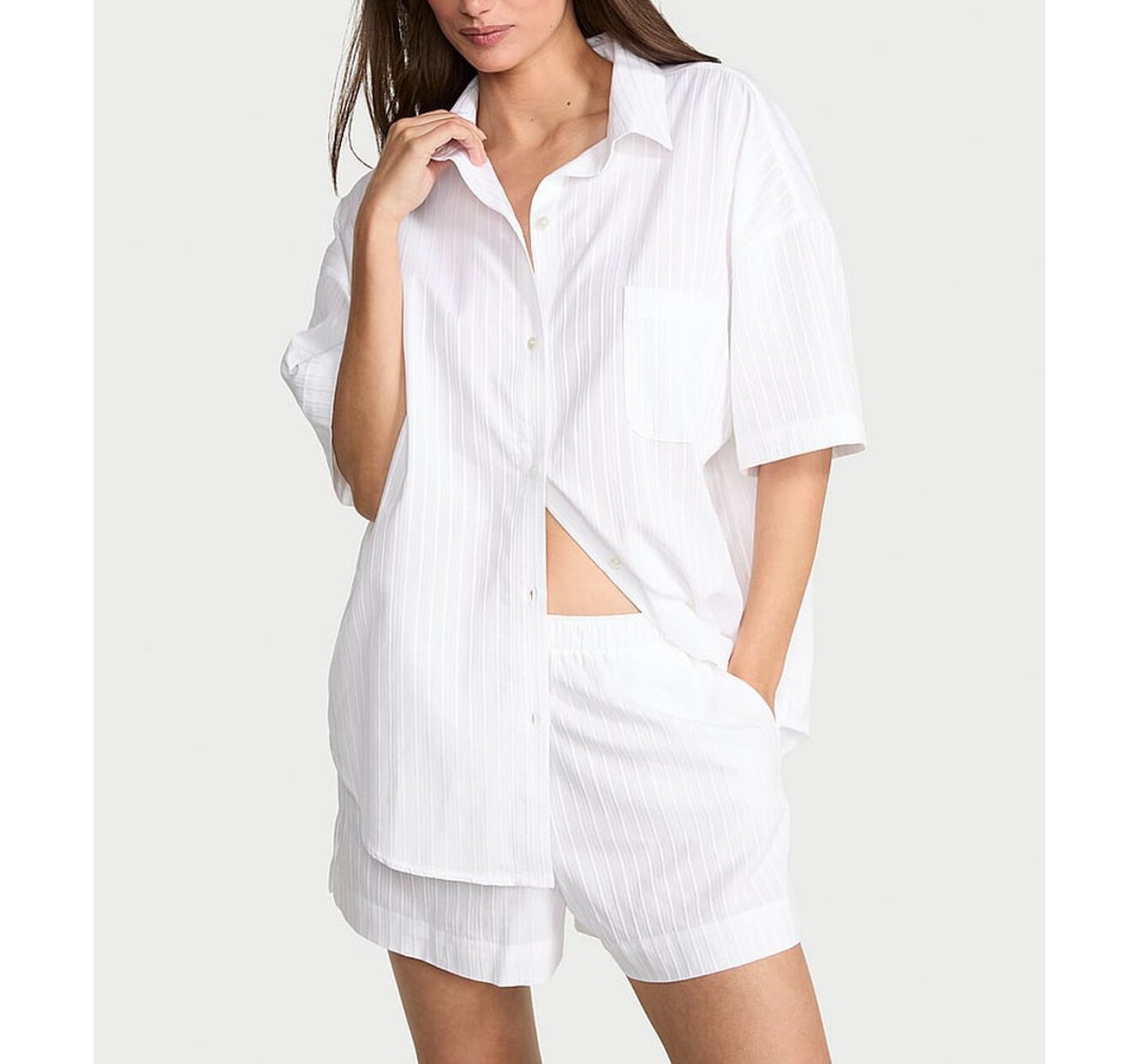 Пижама Modal-Cotton Short Pajama Set VS White