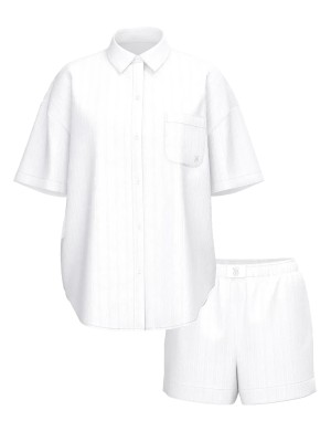 Пижама Modal-Cotton Short Pajama Set VS White