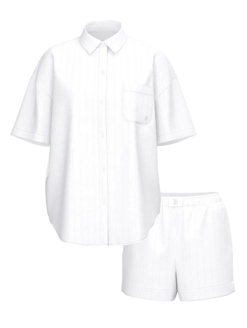 Піжама Modal-Cotton Short Pajama Set VS White