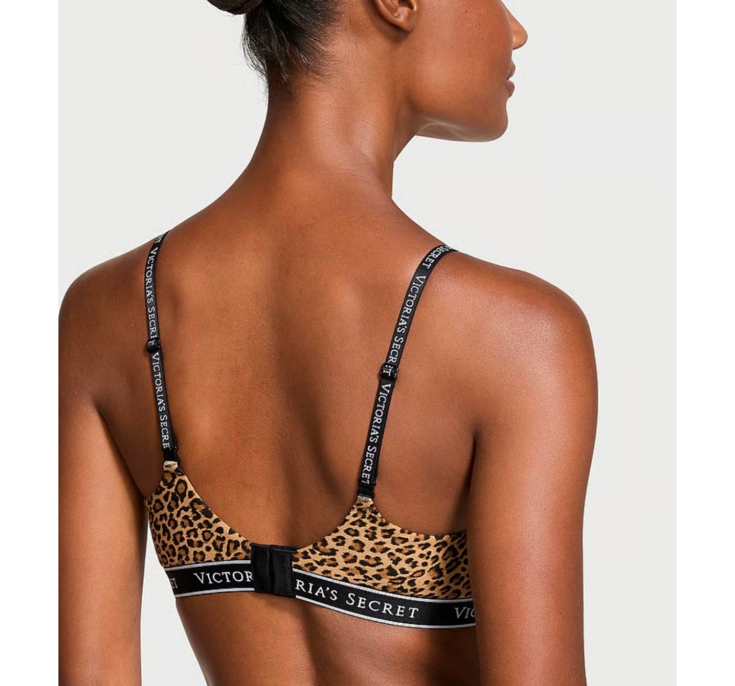Бюстгальтер Cotton Logo Lightly Lined Wireless Bra Leopard