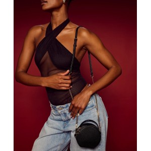 Сумка Hat Box Crossbody Bag Black