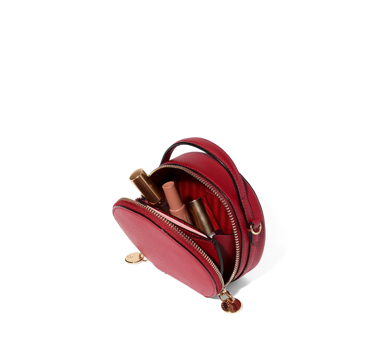 Сумка Hat Box Crossbody Bag Red Lacquer