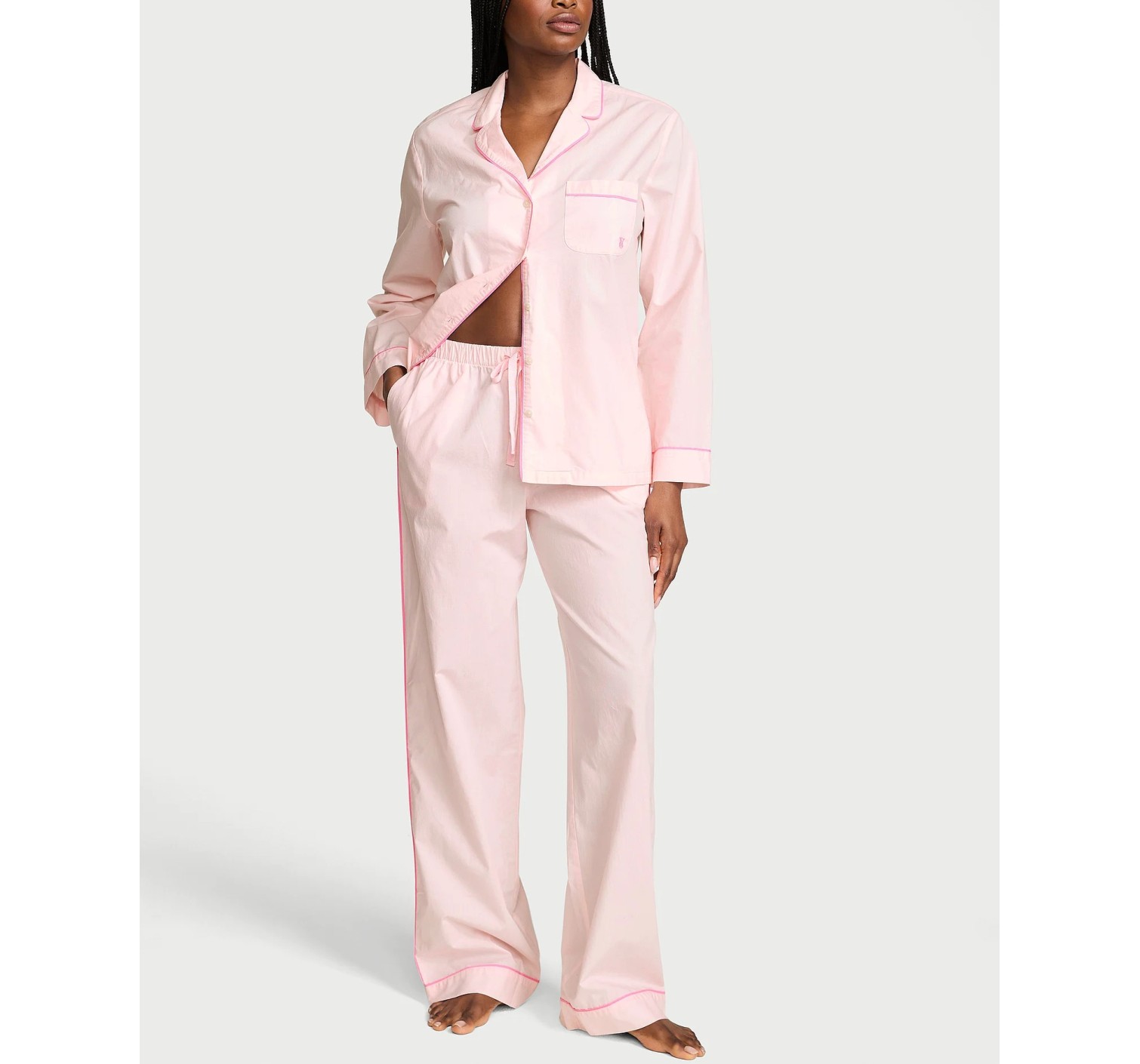 Пижама Heritage Cotton Long Pajama Set Angel Pink