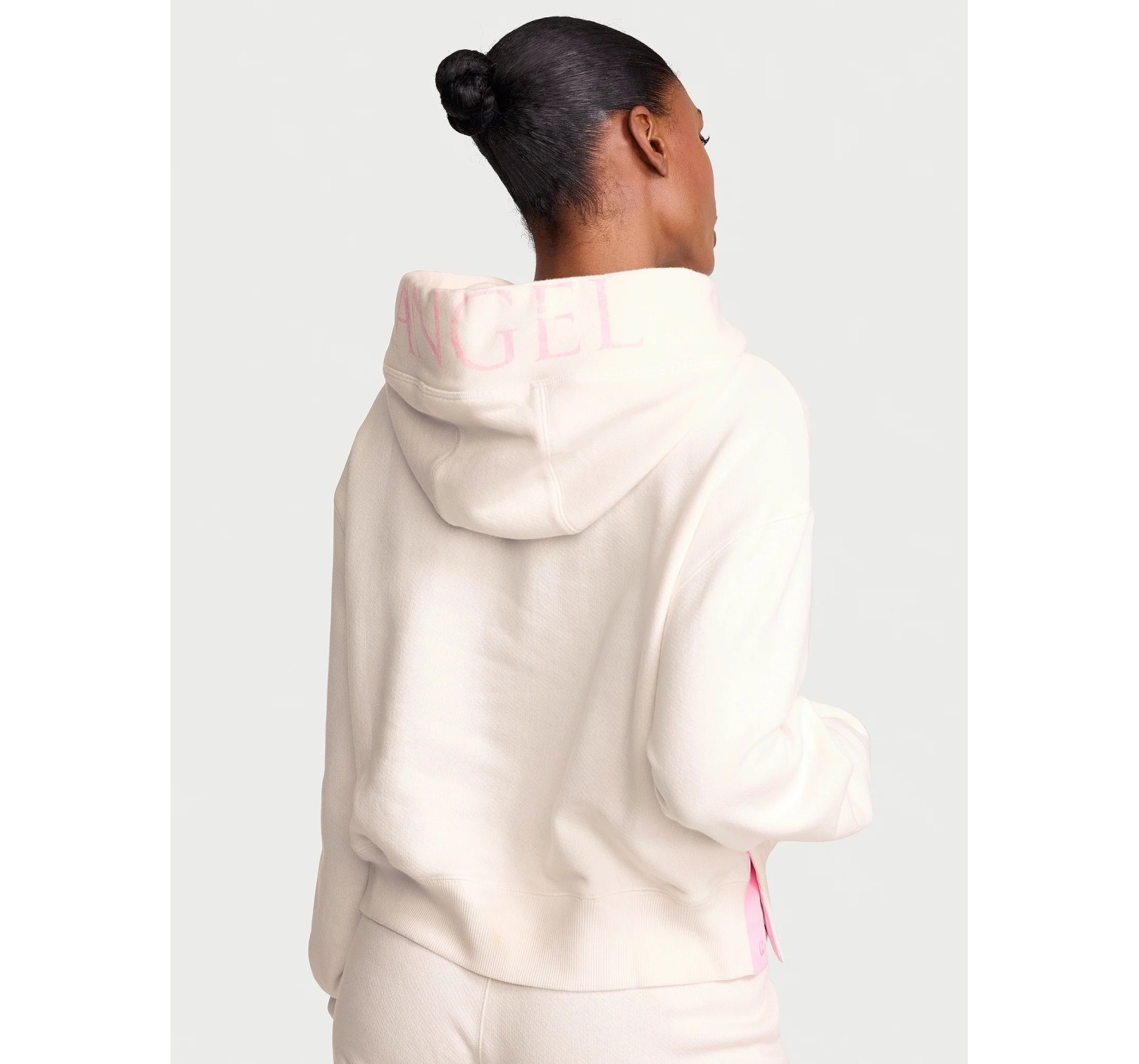 Спортивный костюм Vintage Fleece Popover Slit Hoodie Jogger Coconut White