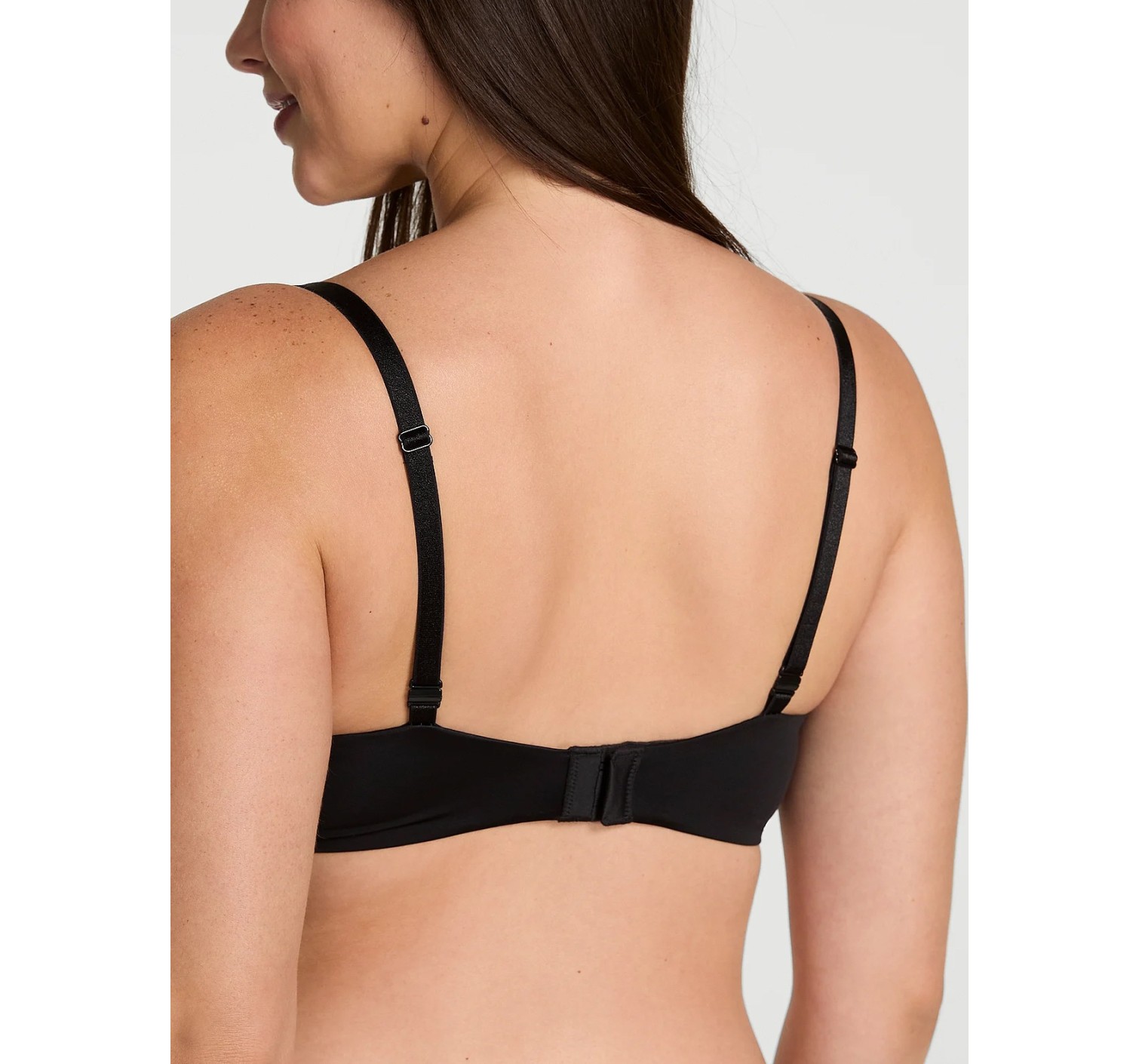 Комплект Sparkle Crystal Shine Cradle Push-Up Thong Set Black