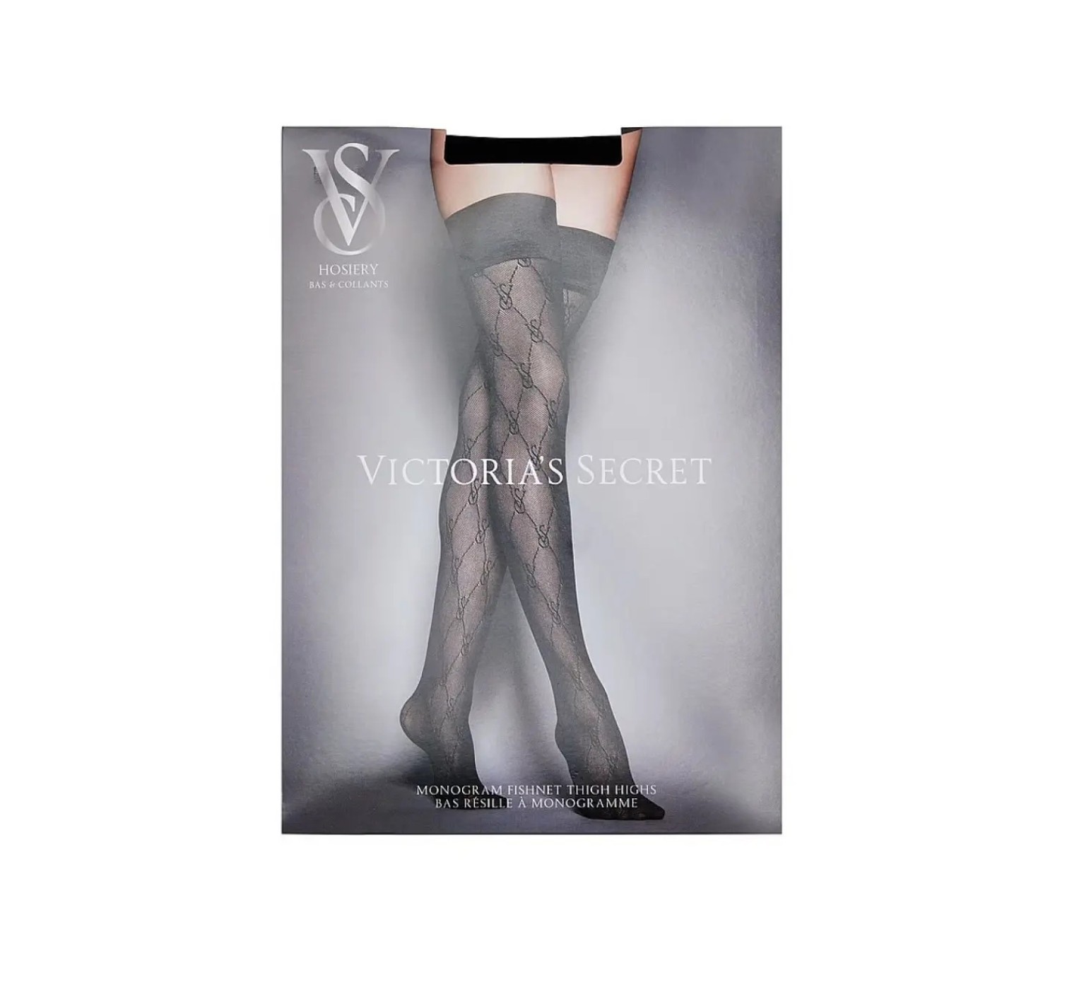 Набор трусики+чулки Logo Embroidery Thong Panty Black Set